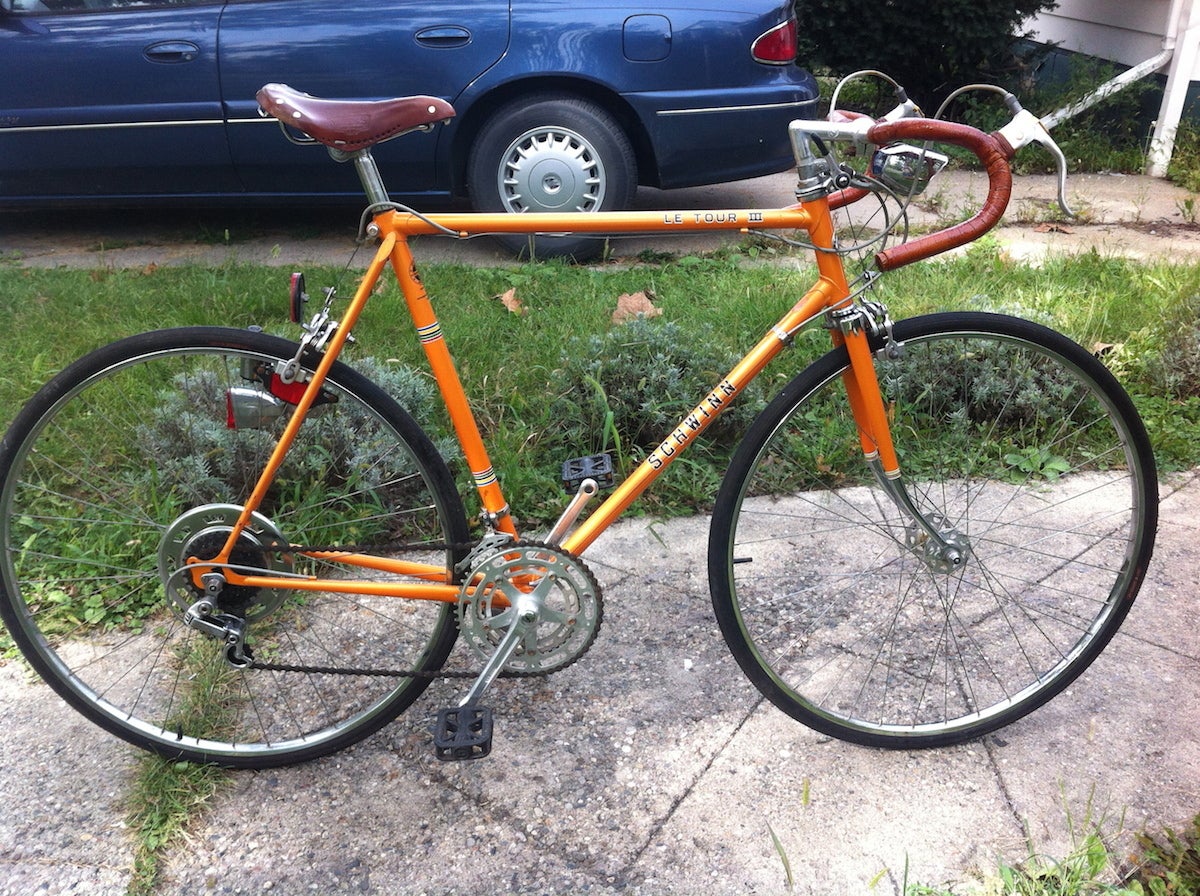 schwinn le tour 3 orange