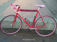pink and red single speed
