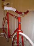 Panasonic NJS red + white track bike