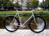 Raleigh fixed gear conversion