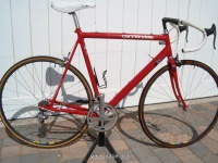 58 Cannondale Criterium Series SR800 Shimano 600 tri color SOLD and living in Pennsylvania.
