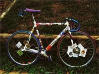 uncanny 1989 Cannondale custom Track bike (track dropouts) - Totaled in an accident