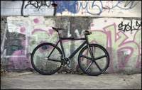<<Murdered Out >> 55CM Bianchi Pista Concept