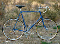 Trek 600 series, 65cm, 1985, dressed up with older Campagnolo componetry. 